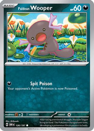 Paldean Wooper - 126/197 126 - SV03 Obsidian Flames - Poke-Collect