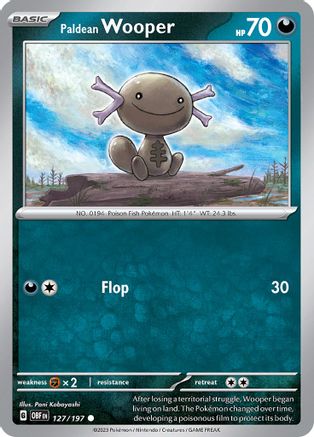 Paldean Wooper - 127/197 127 - SV03 Obsidian Flames - Poke-Collect