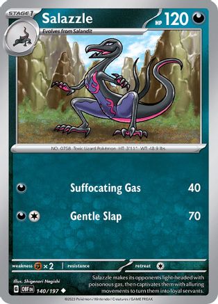 Salazzle 140 - SV03 Obsidian Flames - Poke-Collect