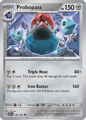 Probopass 146 - SV03 Obsidian Flames Reverse Holofoil - Poke-Collect