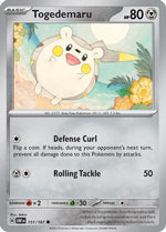 Togedemaru 151 - SV03 Obsidian Flames Reverse Holofoil - Poke-Collect