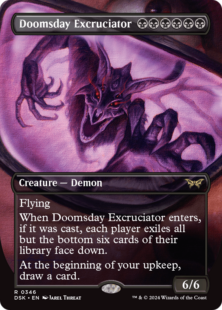 Doomsday Excruciator (DSK-346) - Duskmourn: House of Horror (Borderless) - Poke-Collect