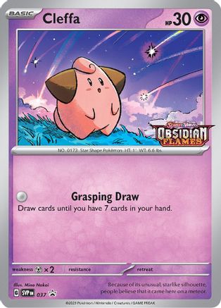 Cleffa - 037 (Prerelease) 37 - SV Scarlet & Violet Promo Cards Holofoil - Poke-Collect