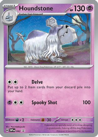 Houndstone - 042 42 - SV Scarlet & Violet Promo Cards Holofoil - Poke-Collect