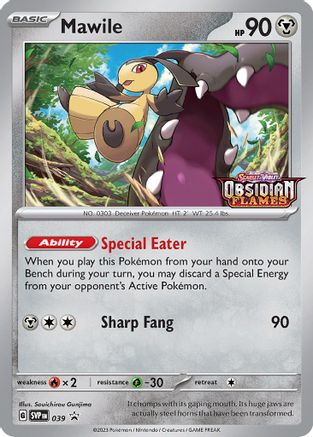 Mawile - 039 (Prerelease) 39 - SV Scarlet & Violet Promo Cards Holofoil - Poke-Collect