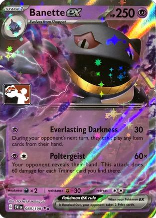 Banette ex 229 - Prize Pack Series Cards Holofoil - Poke-Collect