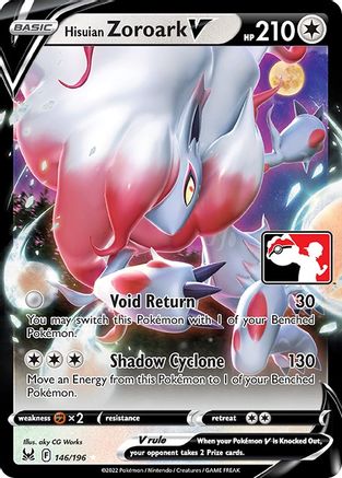 Hisuian Zoroark V 146 - Prize Pack Series Cards Holofoil - Poke-Collect
