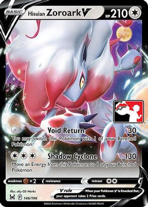 Hisuian Zoroark V 146 - Prize Pack Series Cards Holofoil - Poke-Collect
