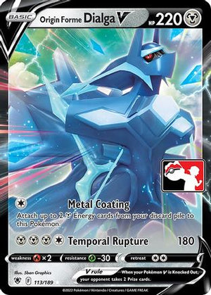 Origin Forme Dialga V 113 - Prize Pack Series Cards Holofoil - Poke-Collect