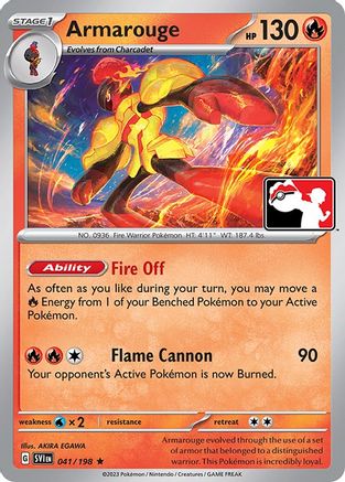 Armarouge 41 - Prize Pack Series Cards - Poke-Collect