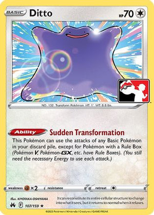 Ditto 107 - Prize Pack Series Cards - Poke-Collect