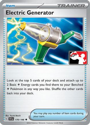 Electric Generator 170 - Prize Pack Series Cards Holofoil - Poke-Collect