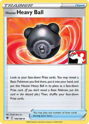 Hisuian Heavy Ball 146 - Prize Pack Series Cards Holofoil - Poke-Collect