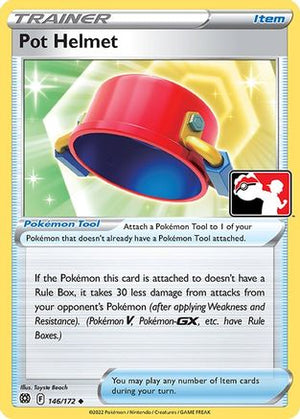 Pot Helmet 146 - Prize Pack Series Cards Holofoil - Poke-Collect
