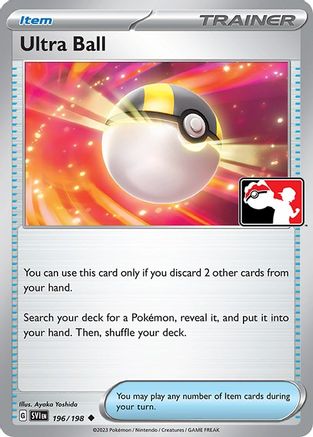 Ultra Ball - 196/198 196 - Prize Pack Series Three - Poke-Collect