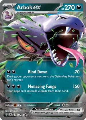 Arbok ex - 024/165 24 - SV Scarlet & Violet 151 Holofoil - Poke-Collect