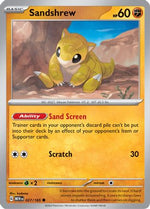 Sandshrew 27 - SV Scarlet & Violet 151 Reverse Holofoil - Poke-Collect