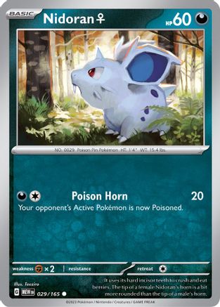 Nidoran F 29 - SV Scarlet & Violet 151 - Poke-Collect