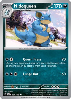Nidoqueen 31 - SV Scarlet & Violet 151 - Poke-Collect