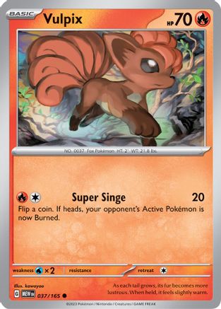 Vulpix 37 - SV Scarlet and Violet 151 - Poke-Collect