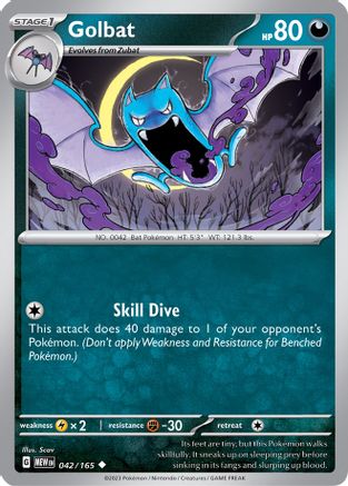 Golbat 42 - SV Scarlet & Violet 151 - Poke-Collect
