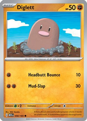 Diglett 50 - SV Scarlet & Violet 151 Reverse Holofoil - Poke-Collect