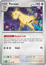 Persian 53 - SV Scarlet & Violet 151 - Poke-Collect