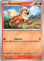 Growlithe 58 - SV Scarlet & Violet 151 - Poke-Collect