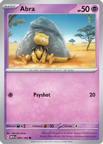 Abra 63 - SV Scarlet & Violet 151 - Poke-Collect
