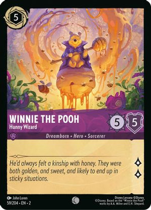 Winnie the Pooh - Hunny Wizard (59/204) - Rise of the Floodborn Cold Foil