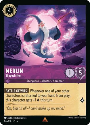 Merlin - Shapeshifter (53/204) - Rise of the Floodborn - Poke-Collect
