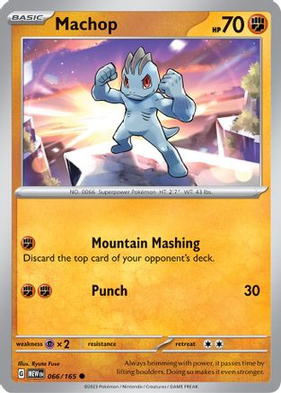 Machop 66 - SV Scarlet & Violet 151 - Poke-Collect