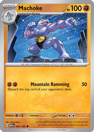Machoke - 067/165 67 - SV Scarlet & Violet 151 - Poke-Collect