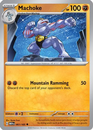 Machoke - 067/165 67 - SV Scarlet & Violet 151 - Poke-Collect