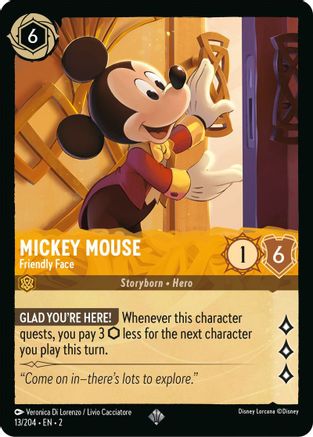 Mickey Mouse - Friendly Face (13/204) - Rise of the Floodborn