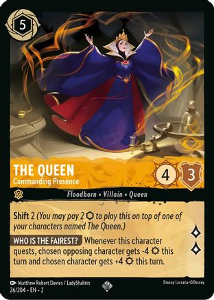 The Queen - Commanding Presence (26/204) - Rise of the Floodborn