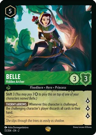 Belle - Hidden Archer (72/204) - Rise of the Floodborn