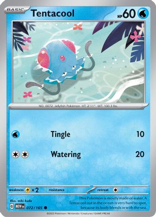 Tentacool 72 - SV Scarlet and Violet 151 - Poke-Collect