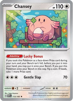 Chansey 113 - SV Scarlet & Violet 151 Reverse Holofoil - Poke-Collect