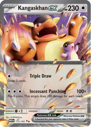 Kangaskhan ex - 115/165 115 - SV Scarlet & Violet 151 Holofoil - Poke-Collect