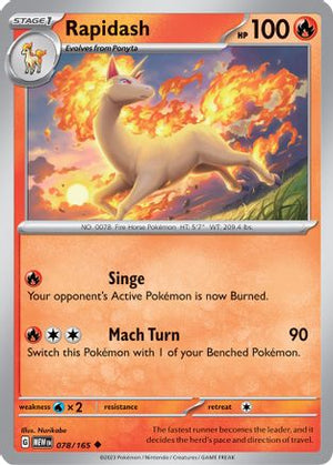 Rapidash 78 - SV Scarlet & Violet 151 - Poke-Collect