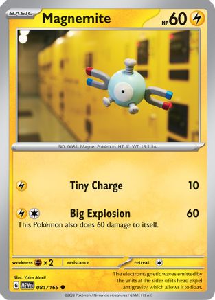 Magnemite 81 - SV Scarlet & Violet 151 Reverse Holofoil - Poke-Collect