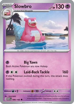 Slowbro 80 - SV Scarlet and Violet 151 Reverse Holofoil - Poke-Collect
