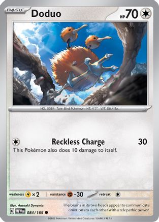 Doduo 84 - SV Scarlet & Violet 151 Reverse Holofoil - Poke-Collect