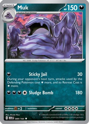 Muk 89 - SV Scarlet & Violet 151 - Poke-Collect