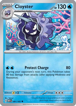 Cloyster 91 - SV Scarlet & Violet 151 - Poke-Collect