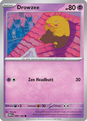 Drowzee 96 - SV Scarlet & Violet 151 Reverse Holofoil - Poke-Collect
