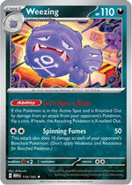 Weezing 110 - SV Scarlet and Violet 151 Reverse Holofoil - Poke-Collect