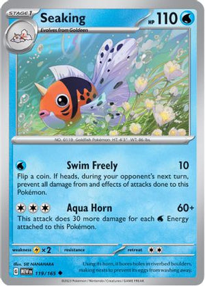 Seaking 119 - SV Scarlet & Violet 151 - Poke-Collect