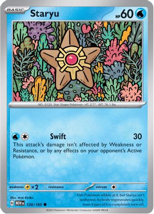 Staryu 120 - SV Scarlet and Violet 151 Reverse Holofoil - Poke-Collect
